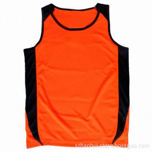 Hivis Cotton Back Vest, Made of 100% Polyester Mesh 160g/m²